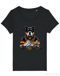 Tricou STANLEY STELLA dama BULLDOG 08 Negru