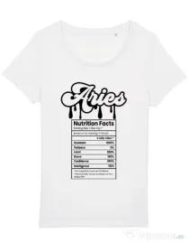 Tricou STANLEY STELLA dama Zodiac | Berbec Alb