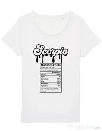 Tricou STANLEY STELLA dama Zodiac | Scorpion Alb