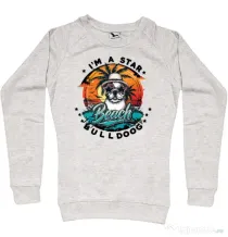 Bluza personalizata dama BULLDOG 14 Migdala melanj