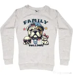 Bluza personalizata dama BULLDOG 16 Migdala melanj