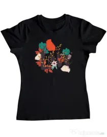 Tricou personalizat dama M&D 28 love Negru