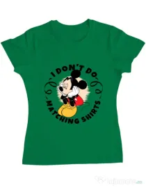 Tricou ADLER dama Matching shirts Verde mediu