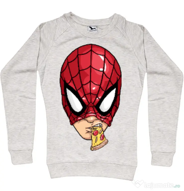 Bluza ADLER dama Spiderman pizza Migdala melanj