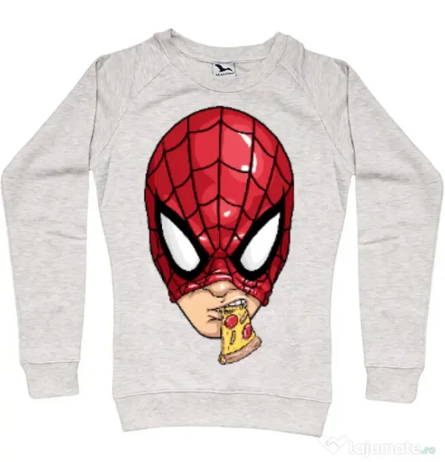 Bluza ADLER dama Spiderman pizza Migdala melanj