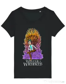 Tricou STANLEY STELLA dama Winter is wrecked Negru