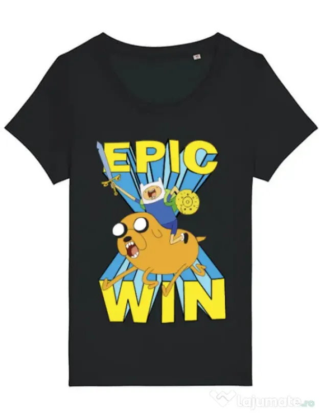 Tricou STANLEY STELLA dama Epic win Negru