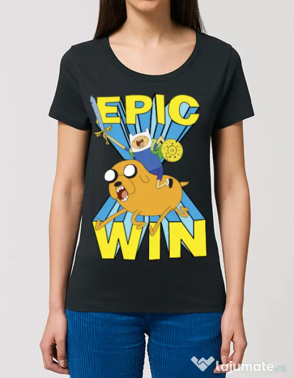Tricou STANLEY STELLA dama Epic win Negru