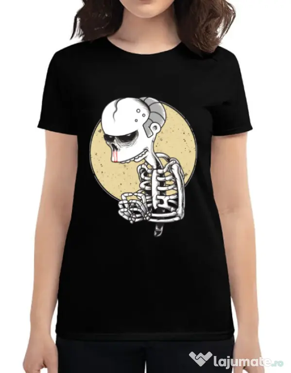 Tricou ADLER dama Death of Grandfather Negru