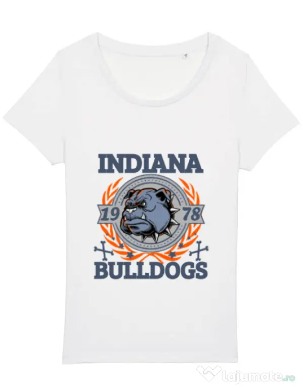 Tricou STANLEY STELLA dama Indiana Bulldogs Alb