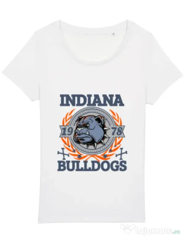 Tricou STANLEY STELLA dama Indiana Bulldogs Alb