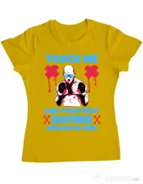 Tricou ADLER dama Touch me Galben