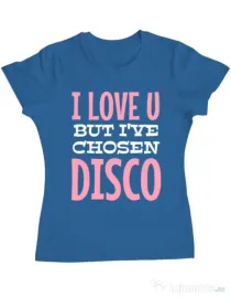 Tricou ADLER dama I’ve chosen disco Albastru azuriu