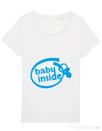 Tricou STANLEY STELLA dama Baby inside Alb