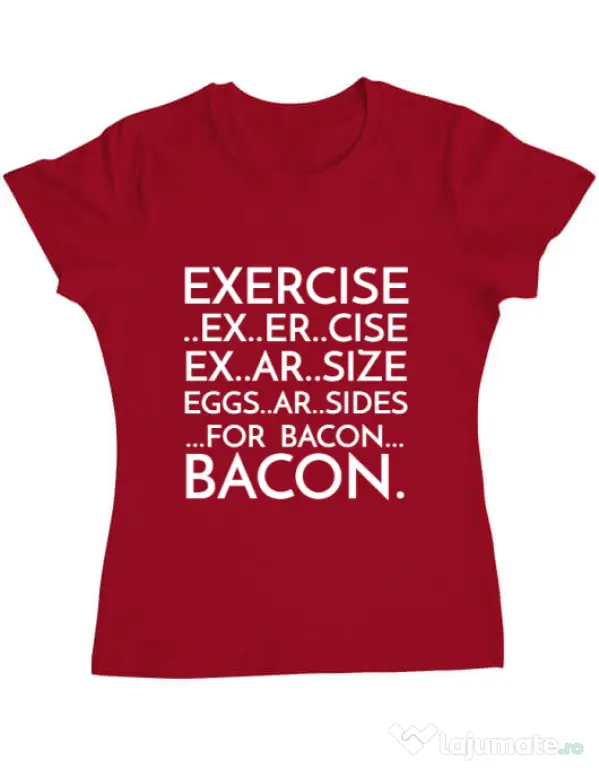 Tricou ADLER dama Exercise Rosu