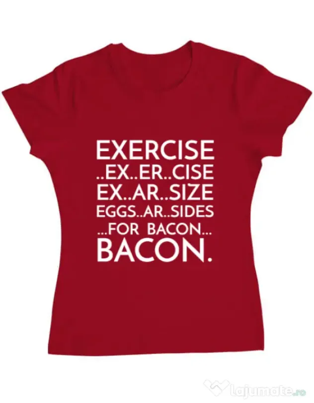 Tricou ADLER dama Exercise Rosu