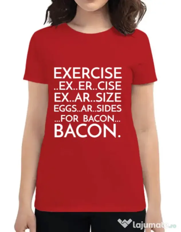 Tricou ADLER dama Exercise Rosu