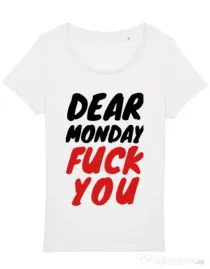 Tricou STANLEY STELLA dama Dear monday Alb
