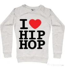 Bluza ADLER dama I love hip hop Migdala melanj