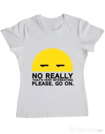 Tricou ADLER dama No really Alb