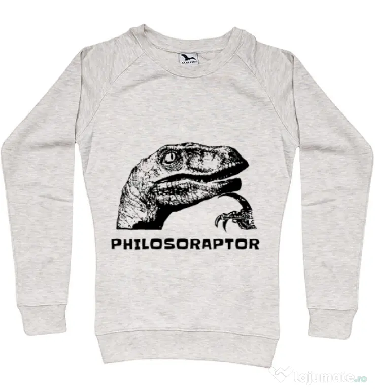 Bluza ADLER dama Philosoraptor Migdala melanj