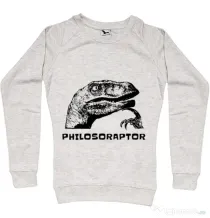 Bluza ADLER dama Philosoraptor Migdala melanj