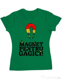 Tricou ADLER dama Magnet pentru gagici Verde mediu