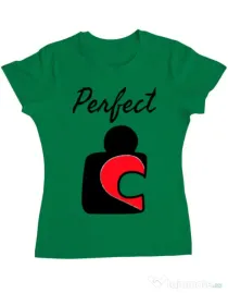 Tricou ADLER dama Perfect match 1 Verde mediu