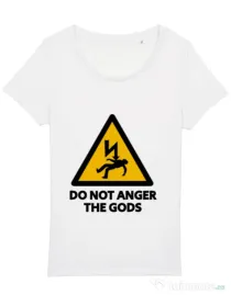Tricou STANLEY STELLA dama Do not anger the gods Alb