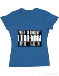 Tricou ADLER dama Explicit bassline Albastru azuriu