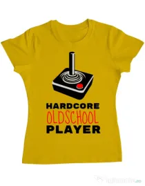 Tricou ADLER dama Hardcore player Galben
