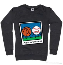 Bluza ADLER dama Photo of my balls Negru melanj