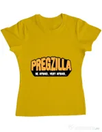 Tricou ADLER dama Pregzilla Galben