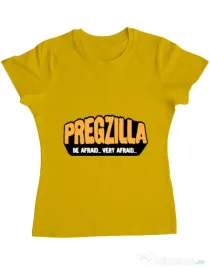 Tricou ADLER dama Pregzilla Galben