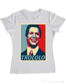 Tricou ADLER dama Trololo Alb