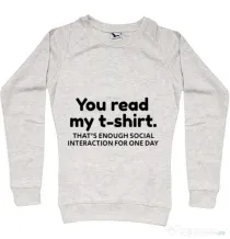 Bluza ADLER dama You read my t-shirt Migdala melanj