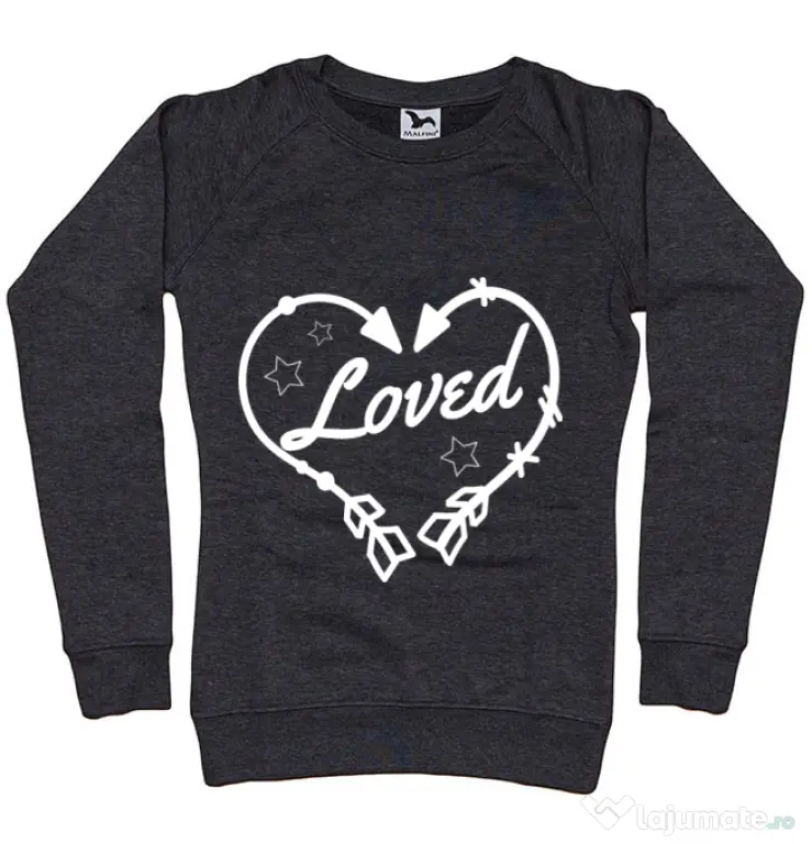 Bluza ADLER dama Loved Negru melanj