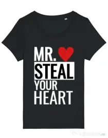 Tricou STANLEY STELLA dama Mr. steal your heart Negru