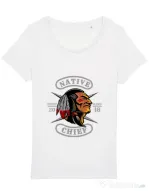 Tricou STANLEY STELLA dama Native chief Alb