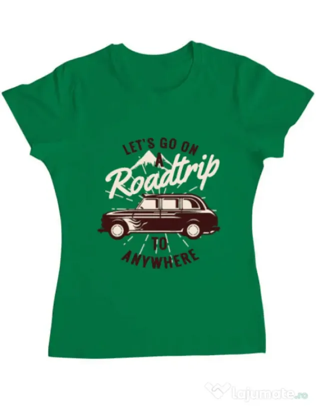 Tricou ADLER dama Roadtrip Verde mediu