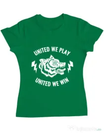 Tricou ADLER dama United we play Verde mediu