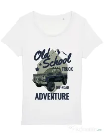 Tricou STANLEY STELLA dama Off-road truck Alb