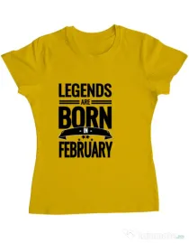 Tricou ADLER dama Legends Galben