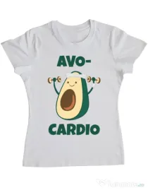 Tricou ADLER dama Avo-cardio Alb