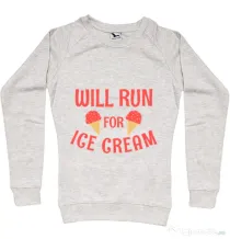 Bluza ADLER dama Running for ice cream Migdala melanj