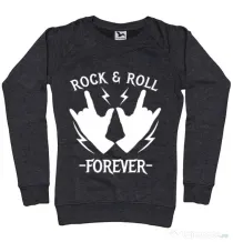 Bluza ADLER dama Rock and roll Negru melanj