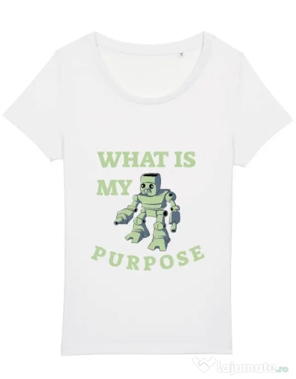 Tricou STANLEY STELLA dama What is my purpose Alb