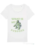Tricou STANLEY STELLA dama What is my purpose Alb