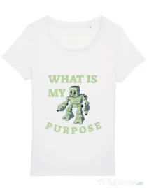 Tricou STANLEY STELLA dama What is my purpose Alb