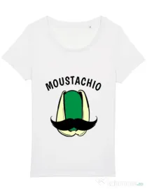 Tricou STANLEY STELLA dama Moustachio Alb